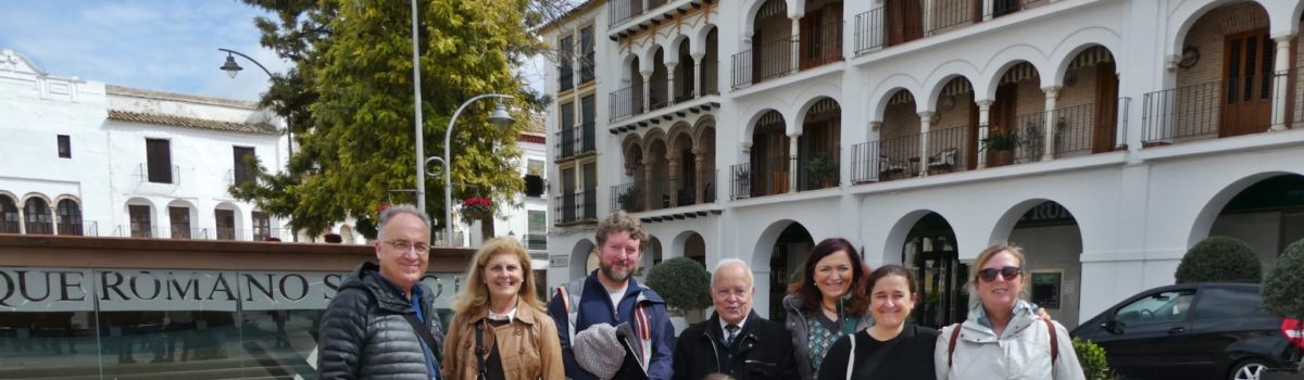Así fue la excursión al yacimiento Plaza de Armas en Écija