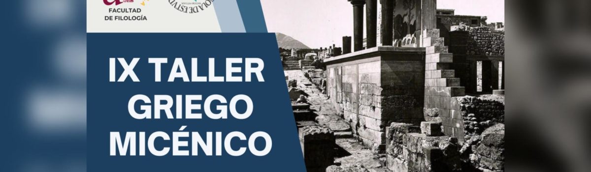 Sigue online el IX Taller de Griego Micénico