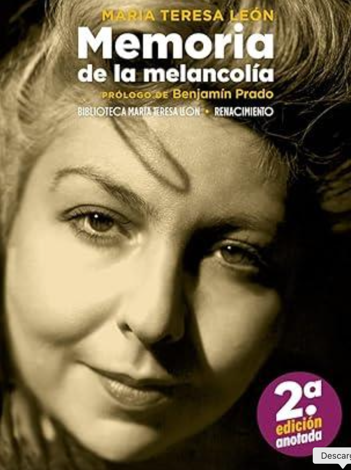 Memoria de la melancolían, de María Teresa León